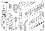 Bosch 3 601 D91 D00 Gsk 50 Pneumatic Nailgun / Eu Spare Parts